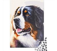 Puzzle quadrati creativi da 1000 pezzi con cane meme per adulti e puzzle in legno, gioco impegnativo, 1000 pezzi (75x50 cm)