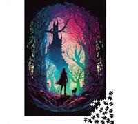 Puzzle quadrati creativi da 1000 pezzi del castello perduto per adulti e puzzle di carta, gioco impegnativo 38x26 cm/1000 pezzi