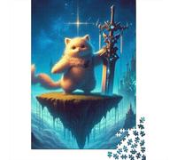 Puzzle quadrati creativi da 1000 pezzi del Cavaliere Cosmico per adulti e puzzle di carta, gioco impegnativo 38x26 cm/1000 pezzi