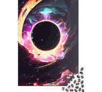 Puzzle quadrati creativi da 1000 pezzi per adulti con buchi neri e puzzle in legno, giocattoli educativi, 1000 pezzi (75x50 cm)