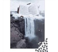 Puzzle quadrati creativi da 500 pezzi con lettere di libri per adulti e puzzle in legno, giochi di puzzle antistress e regali di Natale unici 500 pezzi (52x38 cm)