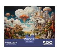 Puzzle quadrati creativi da 500 pezzi del mondo delle fiabe per adulti e puzzle in legno, gioco intellettuale, 500 pezzi (52x38 cm)