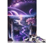 Puzzle quadrati da 1000 pezzi del canyon del fiume Ametista per adulti, puzzle in legno giocattolo decorazione da parete regali di Natale 1000 pezzi (75x50 cm)