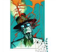 Puzzle quadrati da 1000 pezzi del dottore dei fumetti squilibrato per adulti, puzzle in legno, puzzle di gioco impegnativi, 1000 pezzi (75x50 cm), regali di Natale