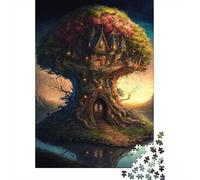 Puzzle quadrati da 1000 pezzi del Regno delle Fiabe per adulti e puzzle in legno, giocattoli educativi per l'apprendimento, giochi per famiglie, 1000 pezzi (75x50 cm)