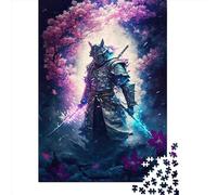 Puzzle quadrati da 1000 pezzi di guerrieri ninja giapponesi per adulti e puzzle di carta, gioco educativo 38x26 cm/1000 pezzi