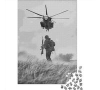 Puzzle quadrati da 1000 pezzi per adulti con soldatini e puzzle in legno, gioco educativo, 1000 pezzi (75x50 cm)