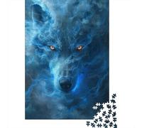 Puzzle quadrati Hunter_Wolf da 1000 pezzi per adulti e puzzle di carta, giocattoli educativi per l'apprendimento, giochi per famiglie, 38x26 cm/1000 pezzi