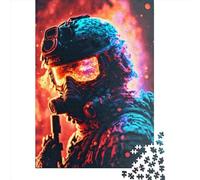 Puzzle quadrati militari colorati da 1000 pezzi per adulti, puzzle in legno, giocattolo, decorazione da parete, regali di Natale, 1000 pezzi (75x50 cm)