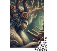 Puzzle quadrato da 1000 pezzi del mito del bosco per adulti e puzzle di carta, gioco educativo, sfida giocattolo 38x26 cm/1000 pezzi