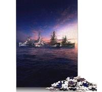 Puzzle quadrato da 1000 pezzi della Battaglia del Golfo di Leyte per adulti, puzzle di carta, il miglior regalo di Natale per adulti e 38x26 cm/1000 pezzi