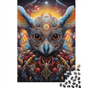 Puzzle quadrato da 1000 pezzi di creature strane per adulti, puzzle di carta, gioco pratico 38x26 cm/1000 pezzi