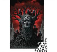 Puzzle quadrato da 1000 pezzi "L'albero maledetto" per adulti, puzzle in legno, gioco pratico da 1000 pezzi (75x50 cm)