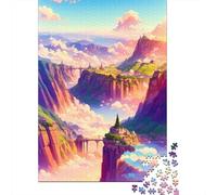 Puzzle quadrato da 1000 pezzi "Mattinata" per adulti e puzzle di carta per bambini, regali di Natale, 38x26 cm/1000 pezzi