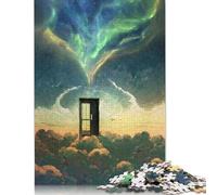 Puzzle quadrato da 1000 pezzi "Un posto nel paradiso" per adulti, puzzle di carta, puzzle educativo, gioco per famiglie, 38x26 cm/1000 pezzi