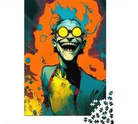 Puzzle quadrato da 500 pezzi del professore psichedelico per adulti e puzzle in legno per la decorazione della casa, 500 pezzi (52x38 cm)