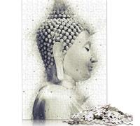 Puzzle quadrato da parete "Illuminismo" da 1000 pezzi per adulti, puzzle in legno, giocattolo educativo per l'apprendimento, 1000 pezzi (75x50 cm)