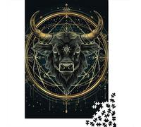 Puzzle quadrato del Toro da 1000 pezzi per adulti, puzzle di carta, gioco educativo per bambini, 38x26 cm/1000 pezzi