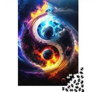 Puzzle quadrato duale da 1000 pezzi per adulti, puzzle di carta, gioco pratico 38x26 cm/1000 pezzi