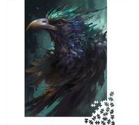 Puzzle quadrato mitico del corvo da 1000 pezzi per adulti e puzzle di carta per regali di Natale 38x26 cm/1000 pezzi