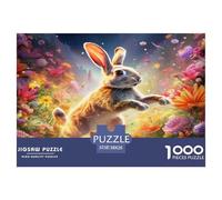 Puzzle Rabbit Da 1000 Pezzi, Puzzle Fantasy Cute Pet Adulti, Gioco Diabilità Impossibile Giochi Rilassamento E Intelligenza Regalo Per Amore E Amico 38x26cm/1000pcs
