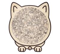Puzzle Raffiguranti Gatti Per Adulti 135 Pezzi Con Labirinto Per Giocattoli
