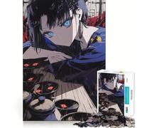 Puzzle "Ragazza anime con occhi azzurri" da 1000 pezzi,gioco interattivo Think Boost,incastro perfetto,nessun pezzo si stacca,sfida cerebrale per la casa (50x75cm)