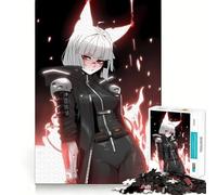 Puzzle "Ragazza anime con orecchie da volpe" da 1000 pezzi,gioco interattivo Think Boost,incastro perfetto,nessun pezzo si stacca,sfida cerebrale per la casa (38x52cm)