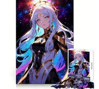 Puzzle "Ragazza anime nel cosmo" per adulti, 1000 pezzi, esercizio mentale, evasione rilassante, incastro perfetto, bel regalo (38x26cm)