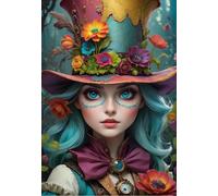 Puzzle Ragazza con cappello 1000 pezzi BLUEBIRD