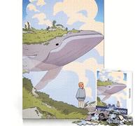 Puzzle "Ragazza dell'Isola delle Balene" da 1000 pezzi per adulti, stimolante per la mente, rilassante e divertente, con bordi uniformi, un regalo premuroso (38x52cm)
