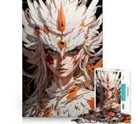 Puzzle "Ragazza Guerriera" per adolescenti,1000 pezzi,stimolante per la mente,divertente,con componenti robusti e ben definiti,un'attività di gruppo emozionante (50x75cm)