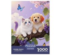 Puzzle Ragdoll Kitten 1000 Pezzi Per Adulti, Puzzles Con Golden Retriever Puppy, Gioco Divertente E Istruttivo, Regalo Compleanno 70x50cm/1000pcs