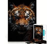 Puzzle "Rage in the Shadows" da 1000 pezzi per adulti, gioco di logica, calma e relax, taglio preciso, oggetto regalo di Babbo Natale (38x26cm)