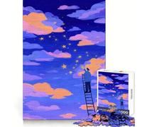 Puzzle Raggiungere le stelle per adolescenti, 1000 pezzi, gioco rilassante, evasione, bordi precisi, (38x26cm)