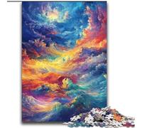 Puzzle Rainbow Cloud da 2000 pezzi per adolescenti, giocattoli per l'intrattenimento della famiglia, ideali come regalo per tutta la famiglia (70x100cm)