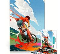 Puzzle Rainbow Energy da 1000 pezzi per ragazzi, gioco stimolante per il pensiero creativo, semplice e divertente, con taglio preciso, Babbo Natale e desiderio 38x52cm