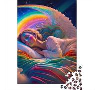 Puzzle Rainbow Spirit da 1000 pezzi per adulti e adolescenti, puzzle in legno, puzzle sostenibili per adulti | Giochi 1000 pezzi (38x26 cm)