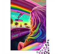 Puzzle Rainbow Spirit per adulti e adolescenti, 1000 pezzi, puzzle in legno per adulti, puzzle per adolescenti dai 12 anni in su, regali di Natale (75x50 cm)