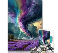 Puzzle Rainbow Tornado per adolescenti da 1000 pezzi, gioco stimolante, ideale come regalo per tutta la famiglia (38x26cm)