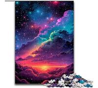 Puzzle Rainbow Universe da 1000 pezzi per adulti e adolescenti, per ammazzare il tempo in casa e rafforzare l'amore tra coppie (26x38cm)