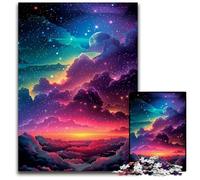 Puzzle Rainbow Universe per adulti, 1000 puzzle difficili, gioco creativo per famiglie e decorazioni per la casa, regalo di Natale perfetto per adolescenti, 26X38CM/10,23x14,96 pollici.