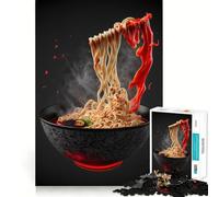 Puzzle Ramen Giappone Neon per adolescenti, 1000 pezzi, gioco di logica, lento, divertente, taglio perfetto, sorpresa di compleanno (38x26cm)