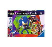 Ravensburger - Puzzle 3×49 Sonic Prime - 40-99 Pezzi