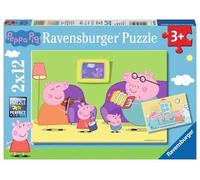 PEPPA PIG Puzzle A la maison 2x12 pcs