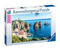 Puzzle ravensburger 1000 pezzi faraglioni di scopello - puzzle per adulti