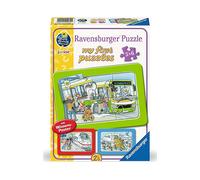 Ravensburger Puzzle My First 12004039 – In viaggio con autobus, treno e aereo, 3x6 pezzi