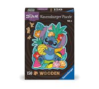 Ravensburger - Puzzle Legno Da Lilo E Stitch Bambina E Bambino | Rompicapo Legno Con 150 Pezzi | Puzzle Stitch Consigliato Per 10 Anni O Più | Giochi Per Adulti E Bambini