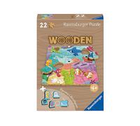 Ravensburger Puzzle in legno Colori dei Mari 12004081 – 22 pezzi, 5 Whimsies, dai 4 anni