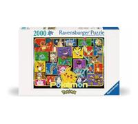 Puzzle Ravensburger 2000 pezzi Pokémon luminoso